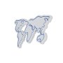 WALLXPERT Dekorativna plastična LED rasveta World Map Blue - slika 2