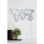 WALLXPERT Dekorativna plastična LED rasveta World Map Blue - slika 3