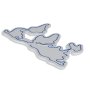 WALLXPERT Dekorativna plastična LED rasveta World Map Blue - slika 5