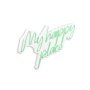 WALLXPERT Dekorativna plastična LED rasveta My Happy Place Green - slika 3
