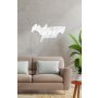 WALLXPERT Dekorativna plastična LED rasveta My Happy Place White - slika 2