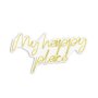 WALLXPERT Dekorativna plastična LED rasveta My Happy Place Yellow - slika 1