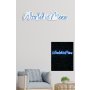 WALLXPERT Dekorativna plastična LED rasveta World is Mine Blue - slika 3