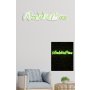 WALLXPERT Dekorativna plastična LED rasveta World is Mine Green - slika 3