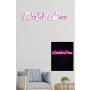 WALLXPERT Dekorativna plastična LED rasveta World is Mine Pink - slika 3