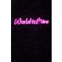 WALLXPERT Dekorativna plastična LED rasveta World is Mine Pink - slika 1