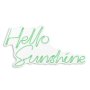 WALLXPERT Dekorativna plastična LED rasveta Hello Sunshine Green - slika 1