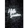WALLXPERT Dekorativna plastična LED rasveta Hello Sunshine White - slika 1
