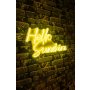 WALLXPERT Dekorativna plastična LED rasveta Hello Sunshine Yellow - slika 1
