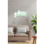 WALLXPERT Dekorativna plastična LED rasveta Love Yourself Green - slika 3