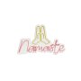 WALLXPERT Dekorativna plastična LED rasveta Namaste Pink Yellow - slika 2
