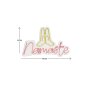 WALLXPERT Dekorativna plastična LED rasveta Namaste Pink Yellow - slika 4