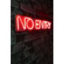 WALLXPERT Dekorativna plastična LED rasveta No Entry Red - slika 1