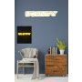 WALLXPERT Dekorativna plastična LED rasveta No Entry Yellow - slika 3