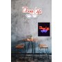 WALLXPERT Dekorativna plastična LED rasveta Thug Life Red Blue - slika 2