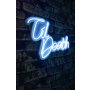 WALLXPERT Dekorativna plastična LED rasveta Til Death Blue - slika 1