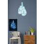 WALLXPERT Dekorativna plastična LED rasveta Boxer Blue - slika 3