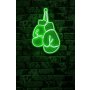 WALLXPERT Dekorativna plastična LED rasveta Boxer Green - slika 1