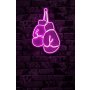 WALLXPERT Dekorativna plastična LED rasveta Boxer Pink - slika 1
