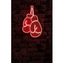 WALLXPERT Dekorativna plastična LED rasveta Boxer Red - slika 1