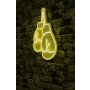 WALLXPERT Dekorativna plastična LED rasveta Boxer Yellow - slika 1