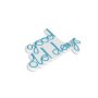 WALLXPERT Dekorativna plastična LED rasveta Good Old Days Blue - slika 3