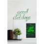 WALLXPERT Dekorativna plastična LED rasveta Good Old Days Green - slika 2