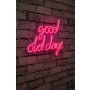 WALLXPERT Dekorativna plastična LED rasveta Good Old Days Pink - slika 1