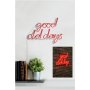WALLXPERT Dekorativna plastična LED rasveta Good Old Days Red - slika 2