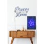 WALLXPERT Dekorativna plastična LED rasveta Merry Christmas Blue - slika 2