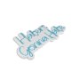 WALLXPERT Dekorativna plastična LED rasveta Haters Gonna Hate Blue - slika 3