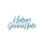 WALLXPERT Dekorativna plastična LED rasveta Haters Gonna Hate Blue - slika 4
