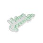 WALLXPERT Dekorativna plastična LED rasveta Haters Gonna Hate Green - slika 3