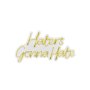 WALLXPERT Dekorativna plastična LED rasveta Haters Gonna Hate Yellow - slika 4