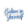 WALLXPERT Dekorativna plastična LED rasveta Believe in Yourself Blue - slika 2