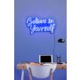 WALLXPERT Dekorativna plastična LED rasveta Believe in Yourself Blue - slika 1