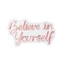 WALLXPERT Dekorativna plastična LED rasveta Believe in Yourself Pink - slika 2