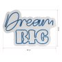 WALLXPERT Dekorativna plastična LED rasveta Dream Big Blue - slika 3