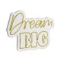 WALLXPERT Dekorativna plastična LED rasveta Dream Big Red - slika 1