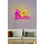 WALLXPERT Dekorativna plastična LED rasveta My Precious Pink Yellow - slika 1