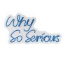 WALLXPERT Dekorativna plastična LED rasveta Why So Serious Blue - slika 2