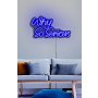 WALLXPERT Dekorativna plastična LED rasveta Why So Serious Blue - slika 1