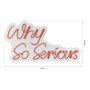 WALLXPERT Dekorativna plastična LED rasveta Why So Serious Red - slika 4