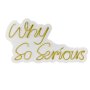WALLXPERT Dekorativna plastična LED rasveta Why So Serious Yellow - slika 2
