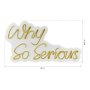 WALLXPERT Dekorativna plastična LED rasveta Why So Serious Yellow - slika 4