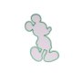 WALLXPERT Dekorativna plastična LED rasveta Mickey Mouse Green - slika 3