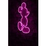 WALLXPERT Dekorativna plastična LED rasveta Mickey Mouse Pink - slika 2