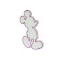 WALLXPERT Dekorativna plastična LED rasveta Mickey Mouse Pink - slika 3