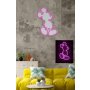 WALLXPERT Dekorativna plastična LED rasveta Mickey Mouse Pink - slika 1