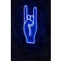 WALLXPERT Dekorativna plastična LED rasveta Rock N Roll Sign Blue - slika 2